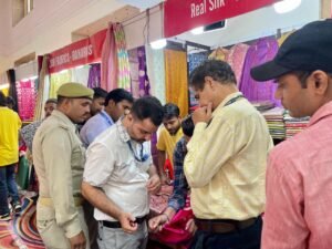 Silk Mark Organization raids fake silk sellers in Lucknow
